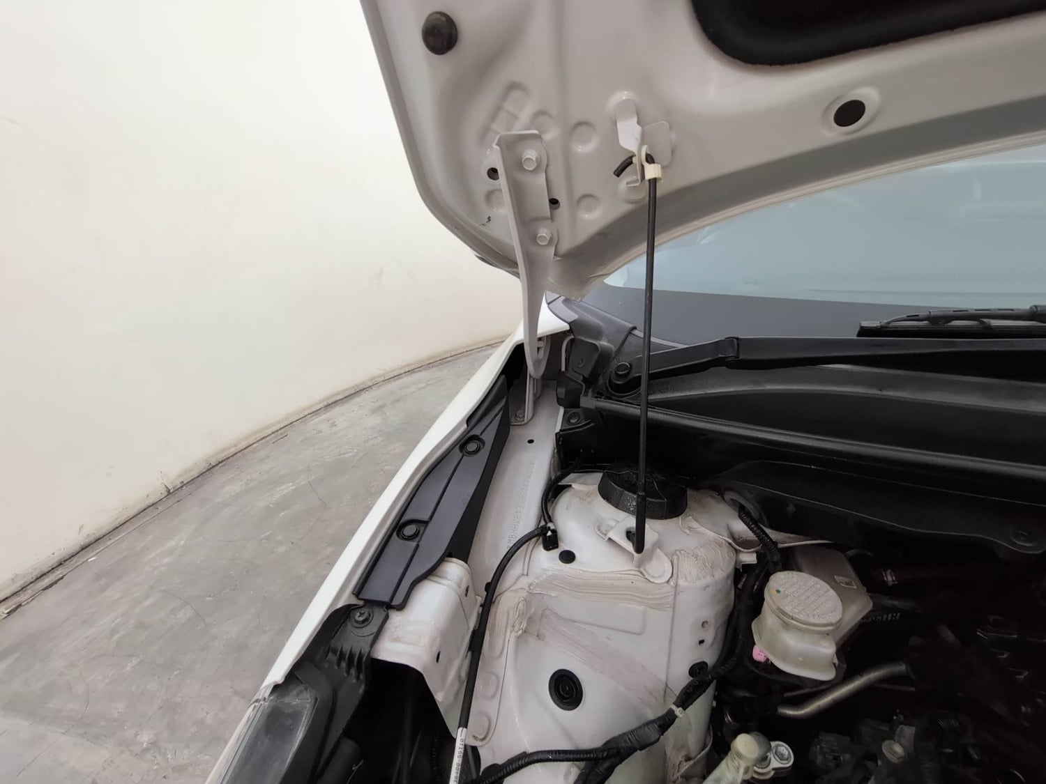 Used 2024 Maruti Suzuki Baleno Zeta MT Petrol Manual engine ENGINE RIGHT SIDE HINGE & APRON VIEW