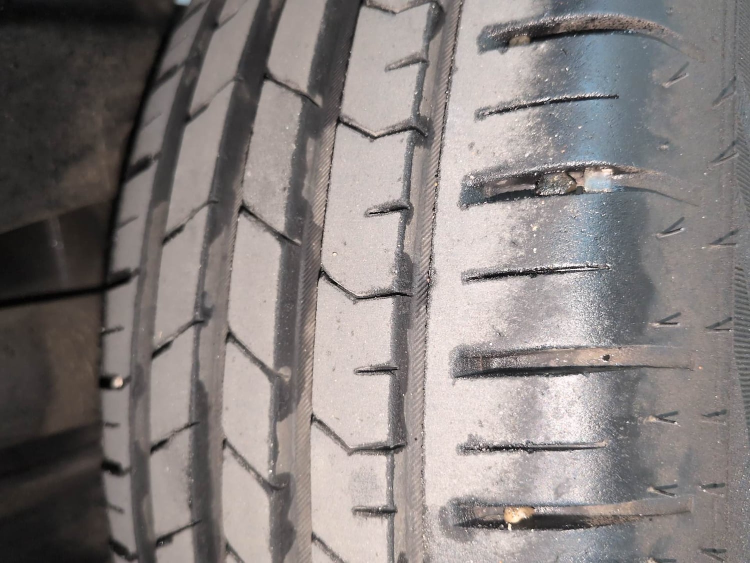 Used 2024 Maruti Suzuki Baleno Zeta MT Petrol Manual tyres LEFT REAR TYRE TREAD VIEW