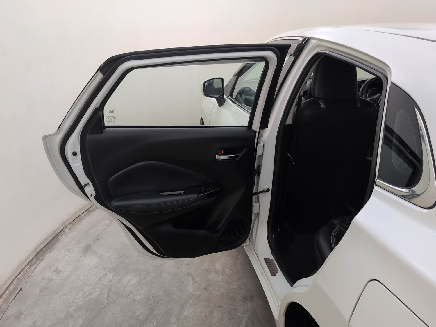 Used 2024 Maruti Suzuki Baleno Zeta MT Petrol Manual interior LEFT REAR DOOR OPEN VIEW