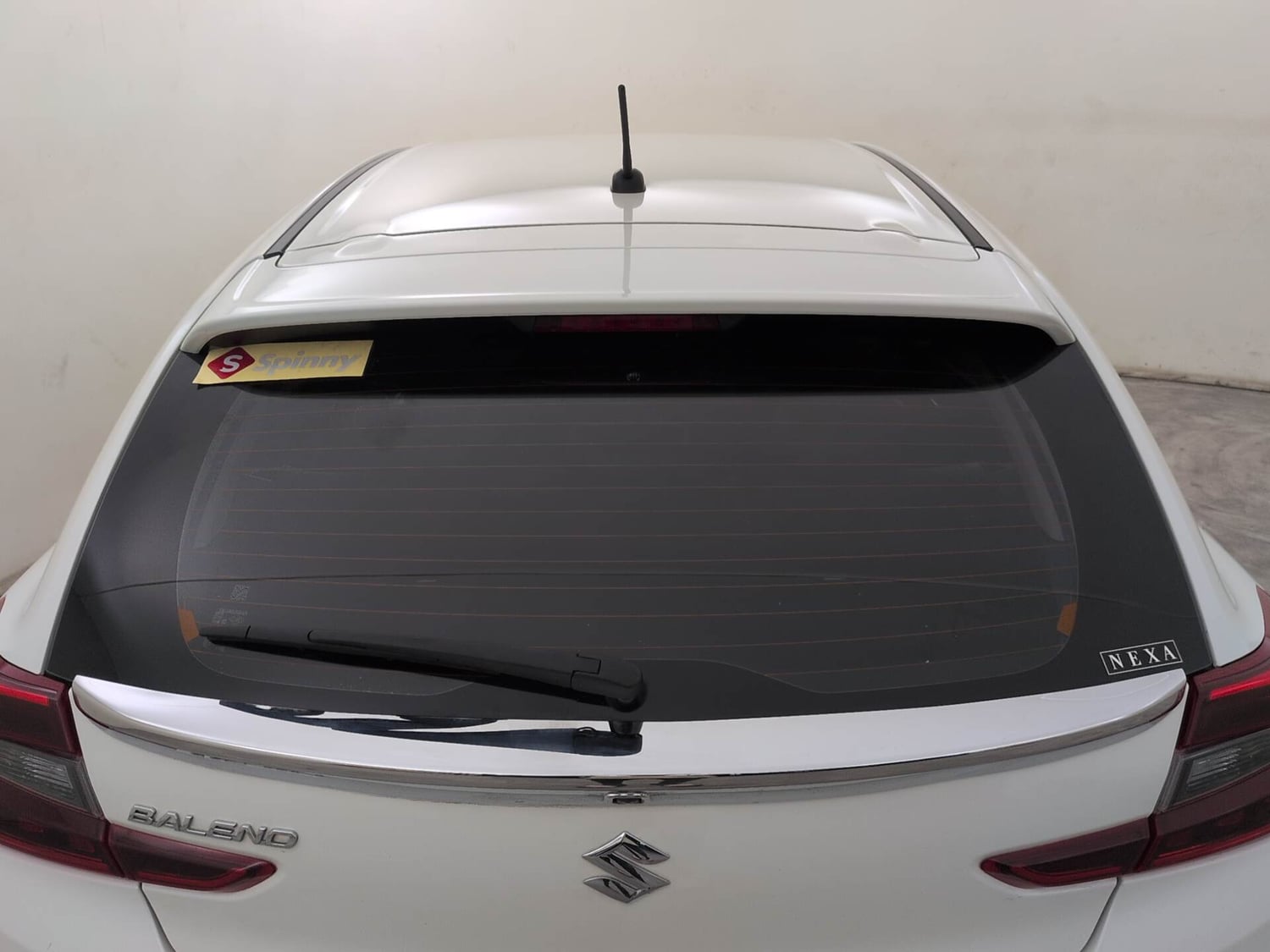Used 2024 Maruti Suzuki Baleno Zeta MT Petrol Manual exterior BACK WINDSHIELD VIEW