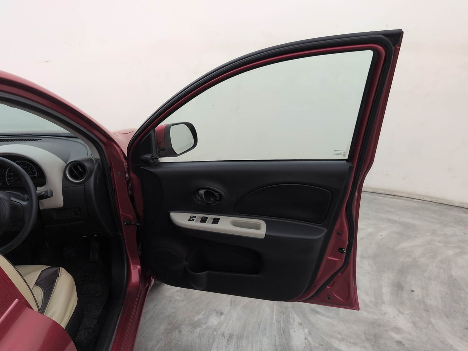 Used 2016 Nissan Micra Active XV Safety Pack Petrol Manual interior RIGHT FRONT DOOR OPEN VIEW