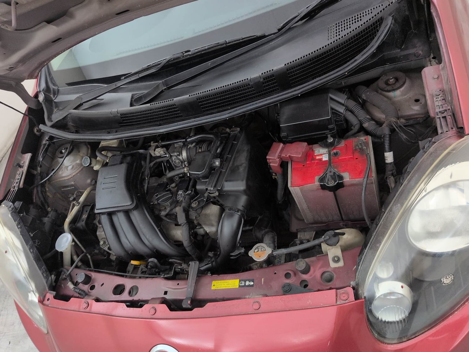 Used 2016 Nissan Micra Active XV Safety Pack Petrol Manual engine ENGINE LEFT SIDE VIEW