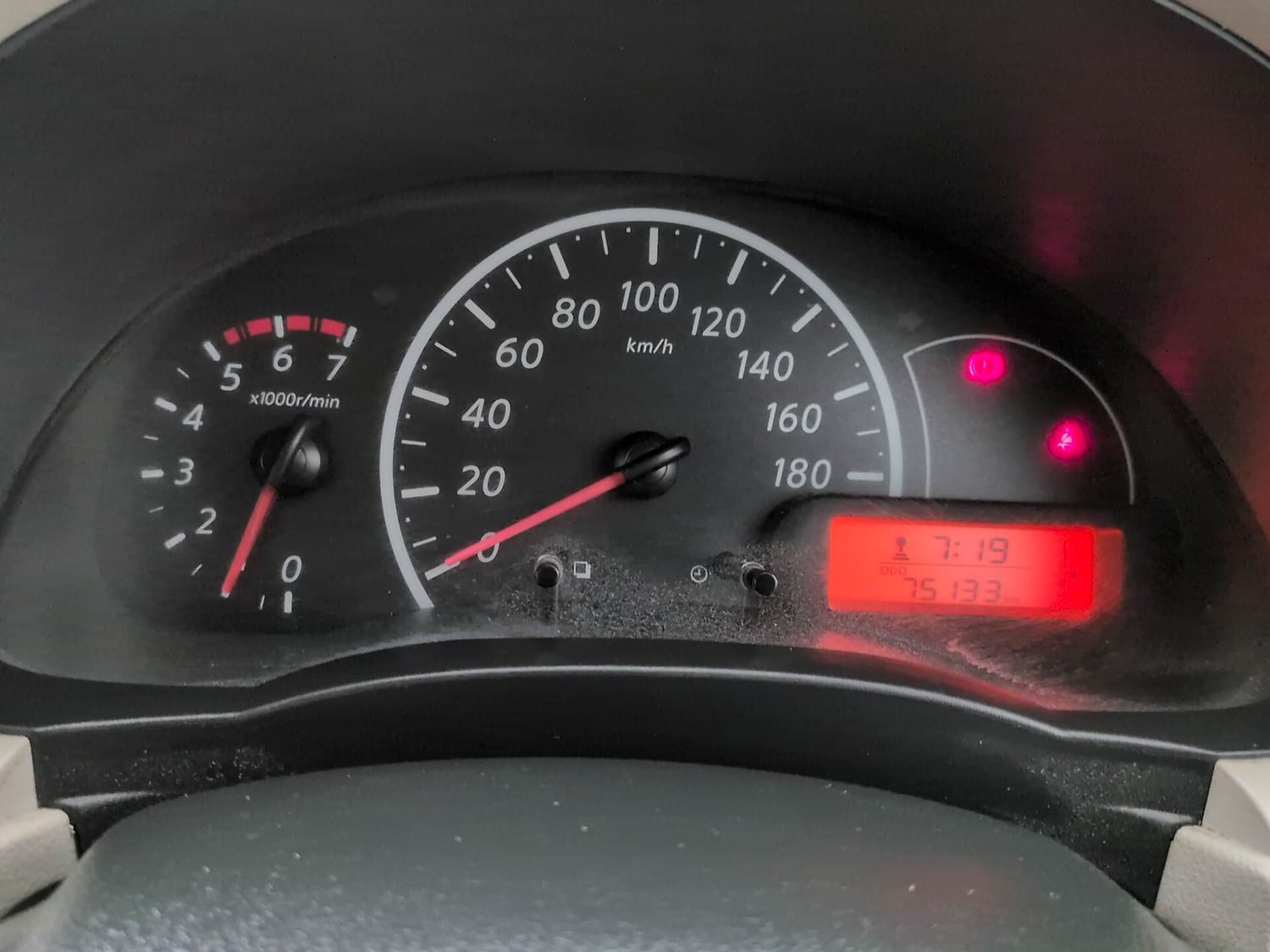 Used 2016 Nissan Micra Active XV Safety Pack Petrol Manual interior CLUSTERMETER VIEW