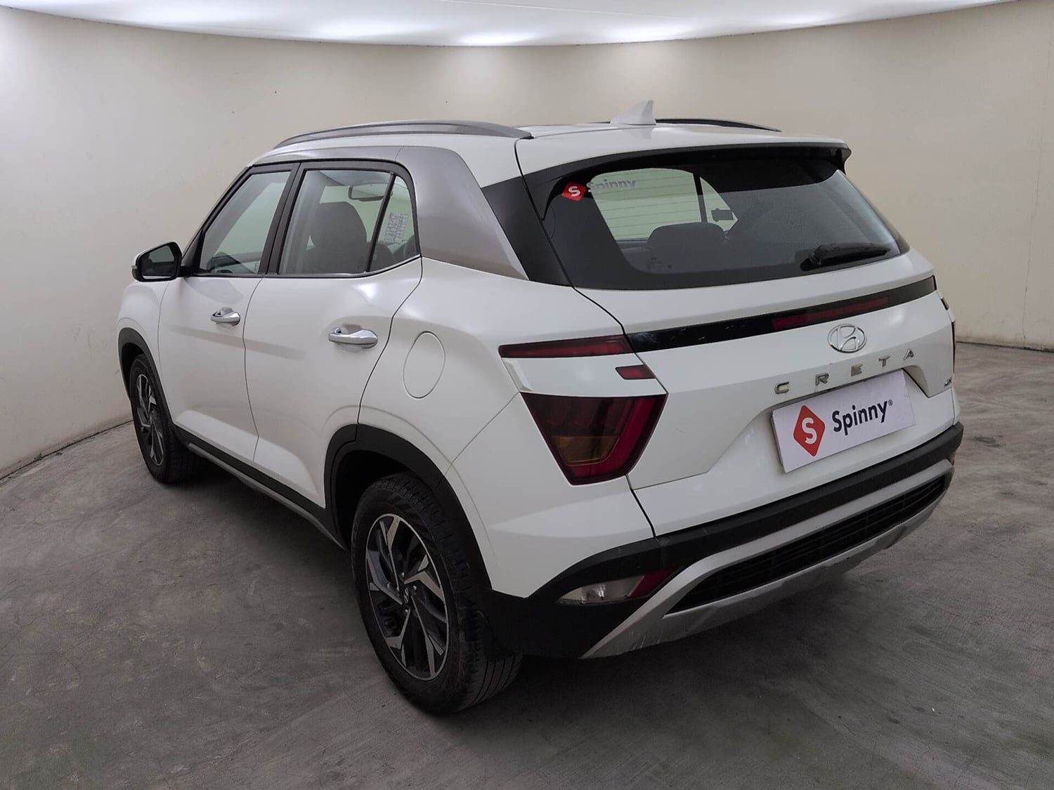 Used 2022 Hyundai Creta SX (O) 1.5 Diesel Automatic Diesel Automatic exterior LEFT REAR CORNER VIEW