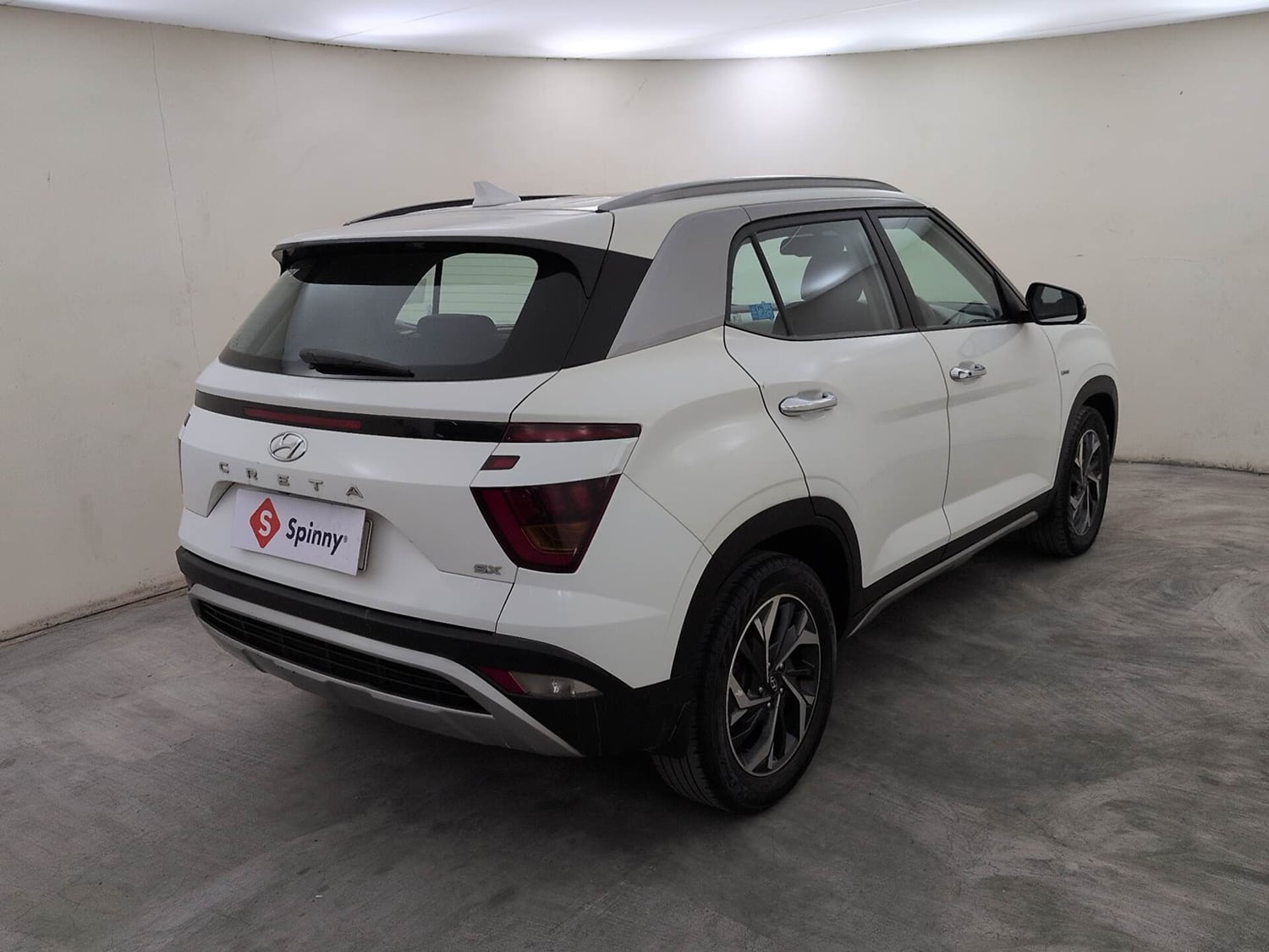 Used 2022 Hyundai Creta SX (O) 1.5 Diesel Automatic Diesel Automatic exterior RIGHT REAR CORNER VIEW