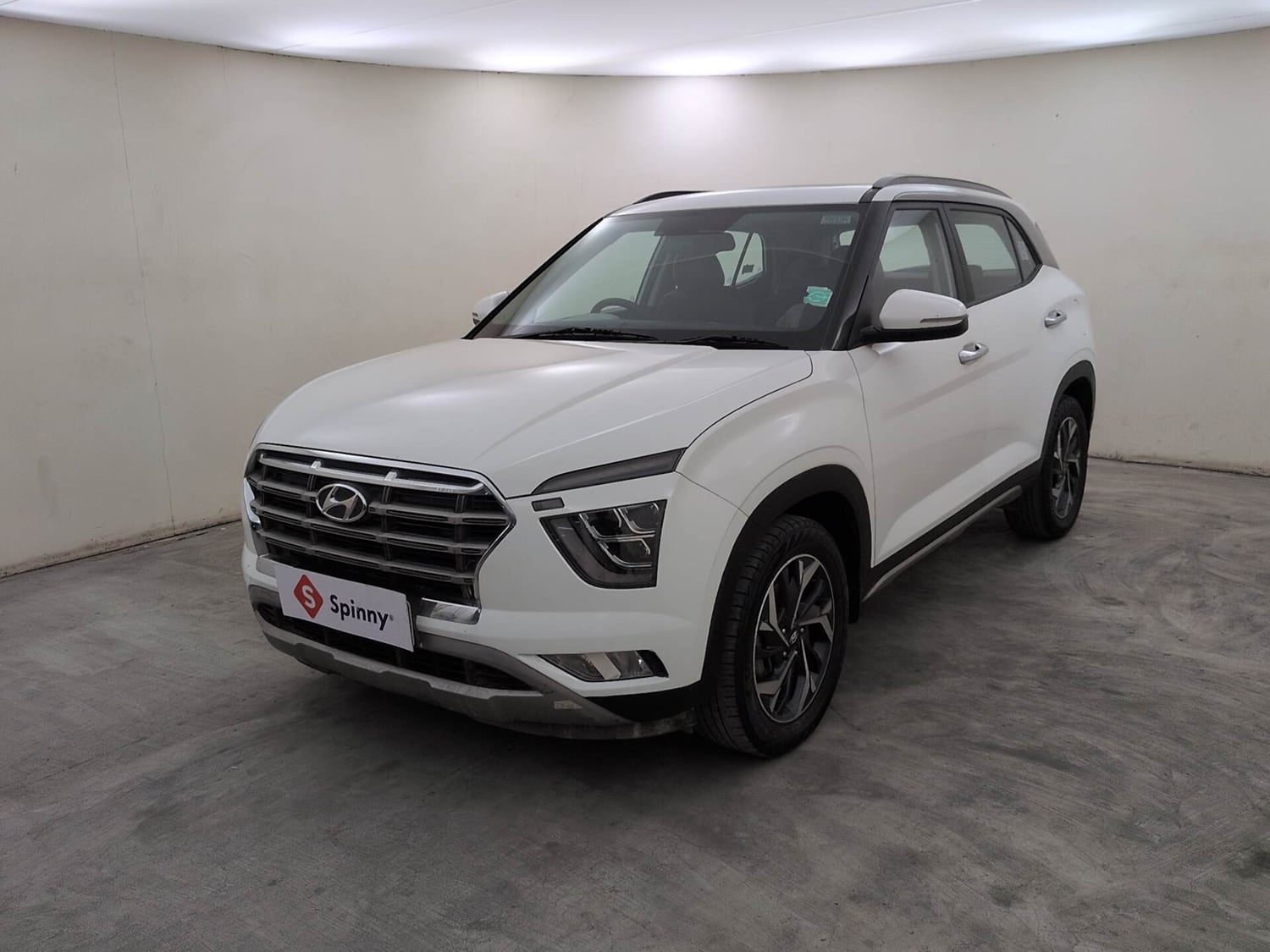 Used 2022 Hyundai Creta SX (O) 1.5 Diesel Automatic Diesel Automatic exterior LEFT FRONT CORNER VIEW