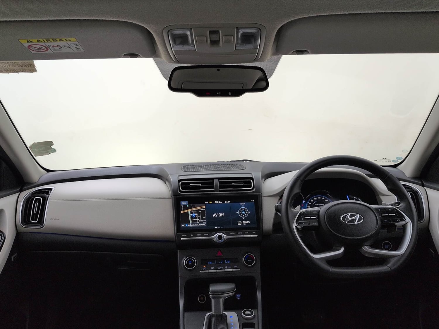 Used 2022 Hyundai Creta SX (O) 1.5 Diesel Automatic Diesel Automatic interior DASHBOARD VIEW