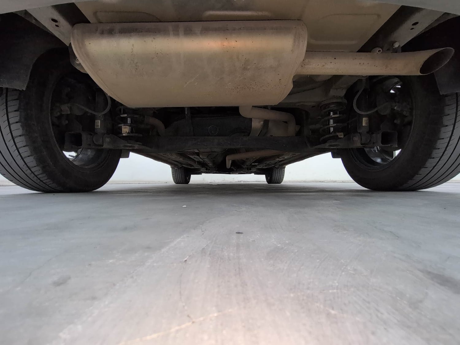 Used 2022 Hyundai Creta SX (O) 1.5 Diesel Automatic Diesel Automatic extra REAR UNDERBODY VIEW (TAKEN FROM REAR)