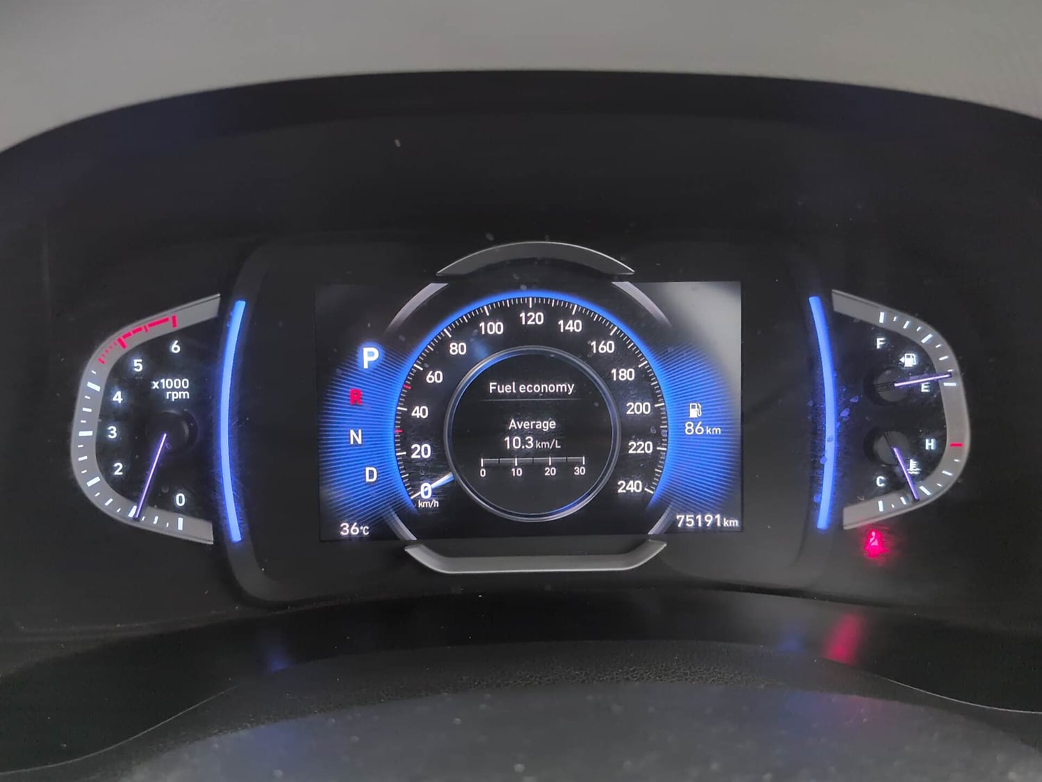 Used 2022 Hyundai Creta SX (O) 1.5 Diesel Automatic Diesel Automatic interior CLUSTERMETER VIEW