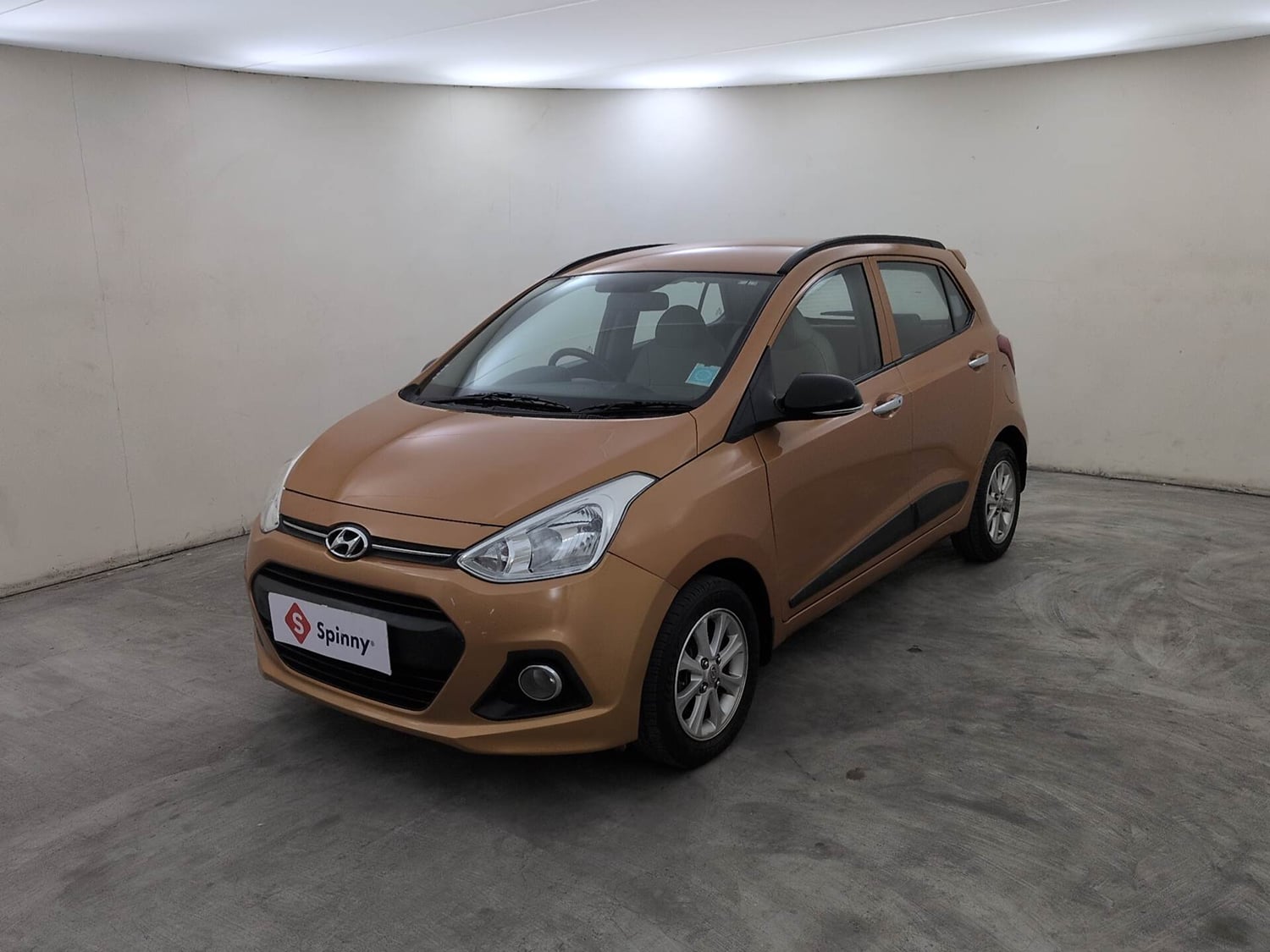 Used 2015 Hyundai Grand i10 Asta 1.2 Kappa VTVT Petrol Manual exterior LEFT FRONT CORNER VIEW
