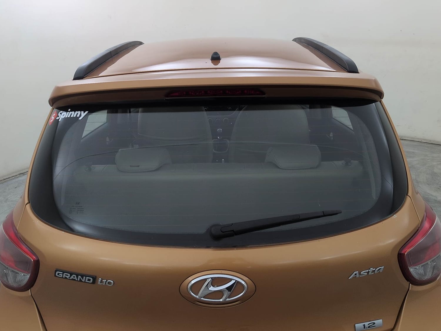 Used 2015 Hyundai Grand i10 Asta 1.2 Kappa VTVT Petrol Manual exterior BACK WINDSHIELD VIEW
