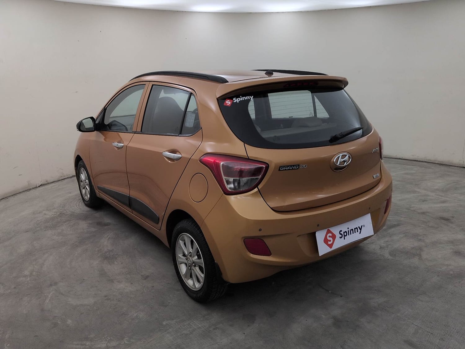Used 2015 Hyundai Grand i10 Asta 1.2 Kappa VTVT Petrol Manual exterior LEFT REAR CORNER VIEW