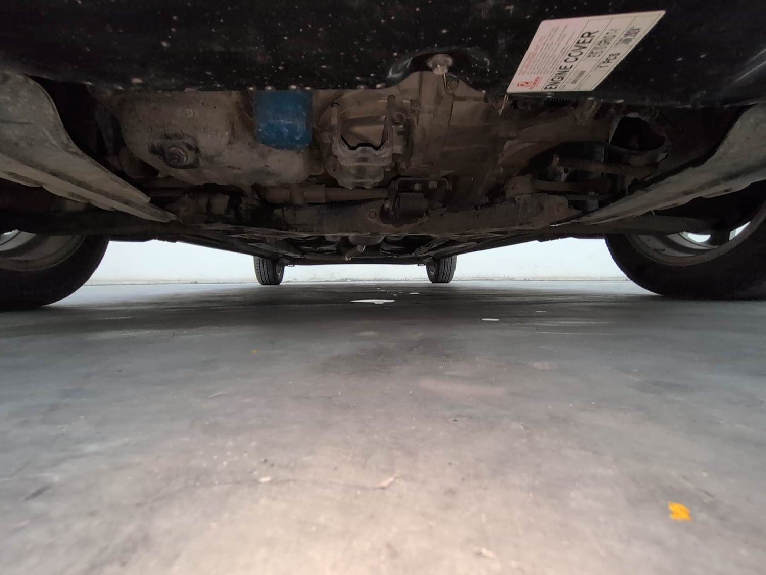 Used 2015 Hyundai Grand i10 Asta 1.2 Kappa VTVT Petrol Manual extra FRONT LEFT UNDERBODY VIEW