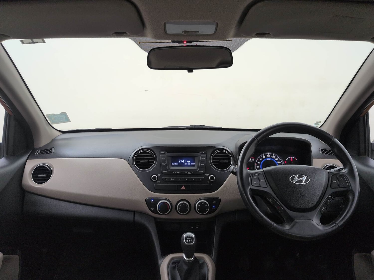 Used 2015 Hyundai Grand i10 Asta 1.2 Kappa VTVT Petrol Manual interior DASHBOARD VIEW