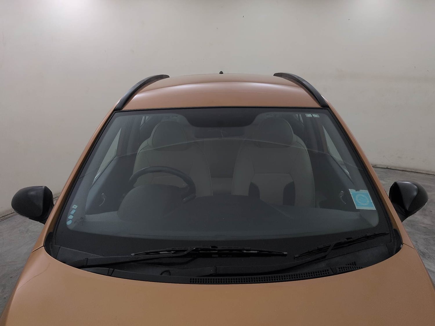 Used 2015 Hyundai Grand i10 Asta 1.2 Kappa VTVT Petrol Manual exterior FRONT WINDSHIELD VIEW