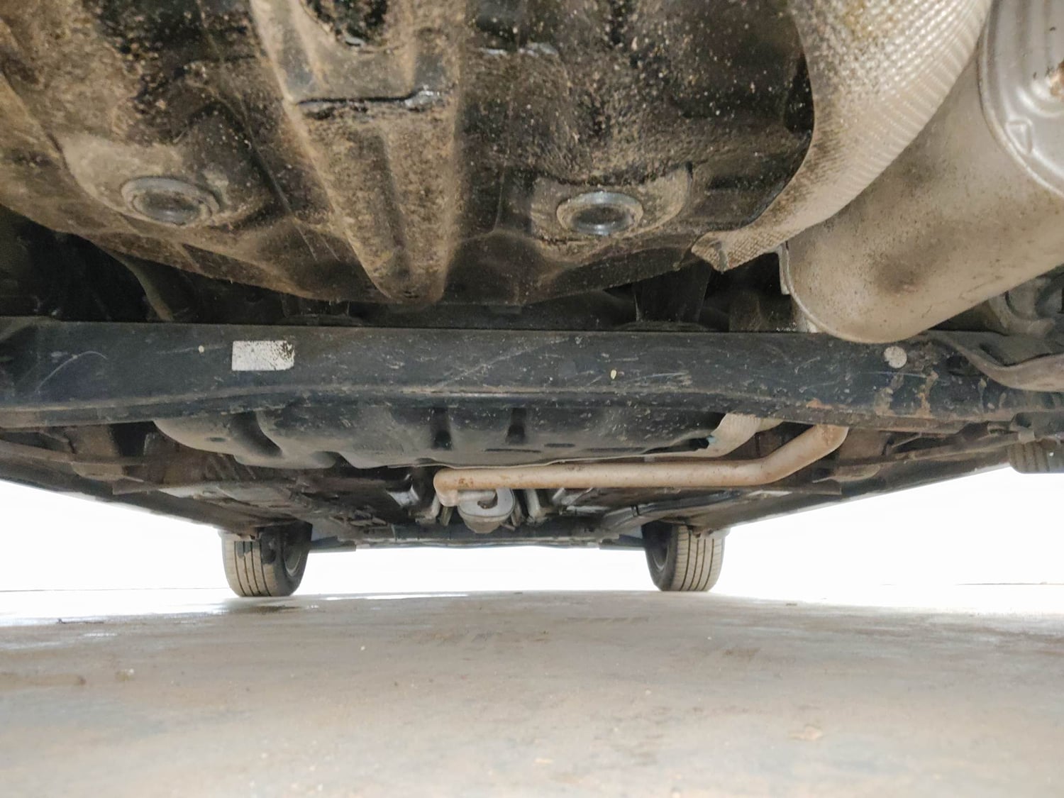 Used 2025 Hyundai New i20 Asta 1.2 MT Petrol Manual extra REAR UNDERBODY VIEW (TAKEN FROM REAR)
