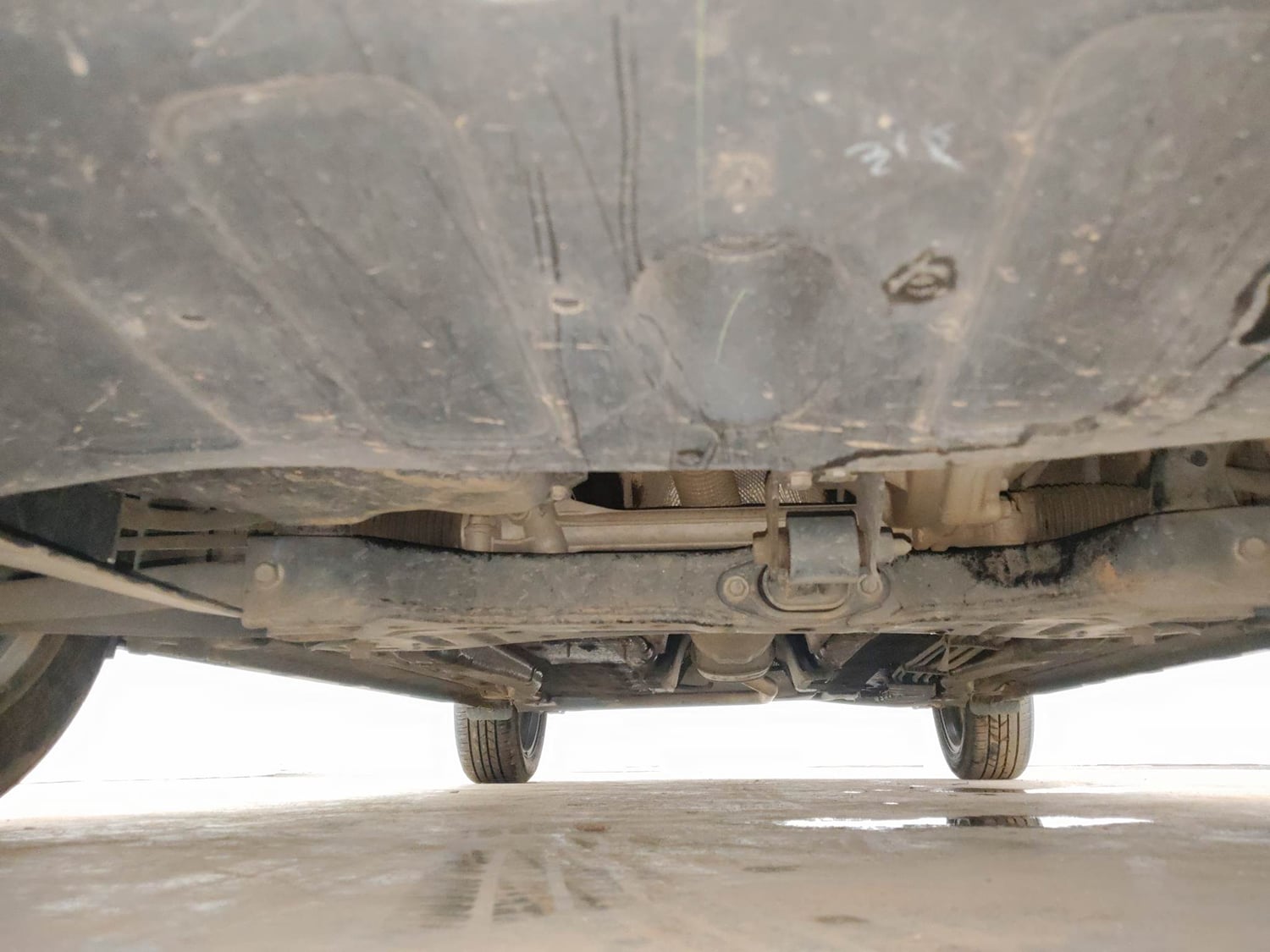Used 2025 Hyundai New i20 Asta 1.2 MT Petrol Manual extra FRONT LEFT UNDERBODY VIEW