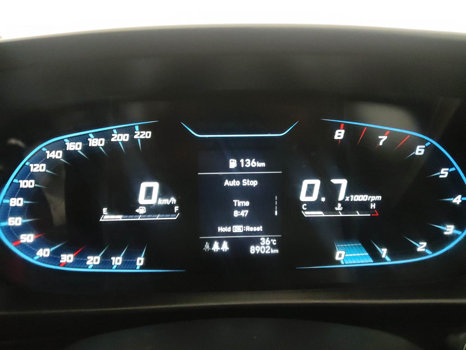 Used 2025 Hyundai New i20 Asta 1.2 MT Petrol Manual interior CLUSTERMETER VIEW