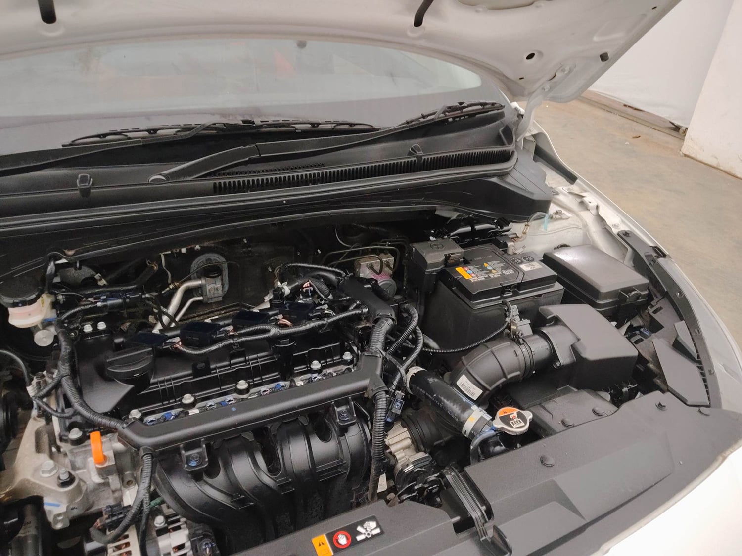 Used 2025 Hyundai New i20 Asta 1.2 MT Petrol Manual engine ENGINE LEFT SIDE VIEW