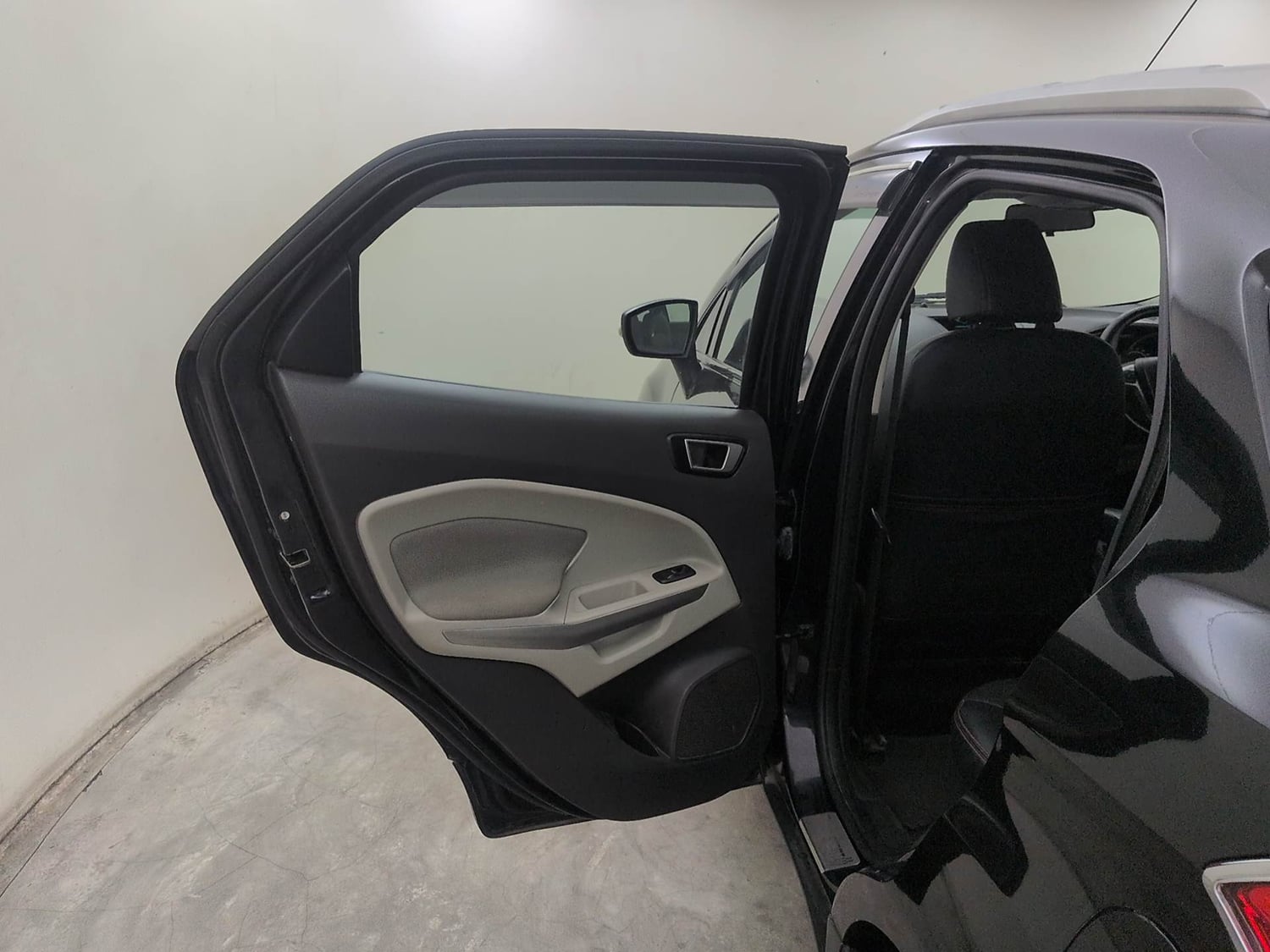 Used 2015 Ford EcoSport Titanium 1.5L TDCi Diesel Manual interior LEFT REAR DOOR OPEN VIEW