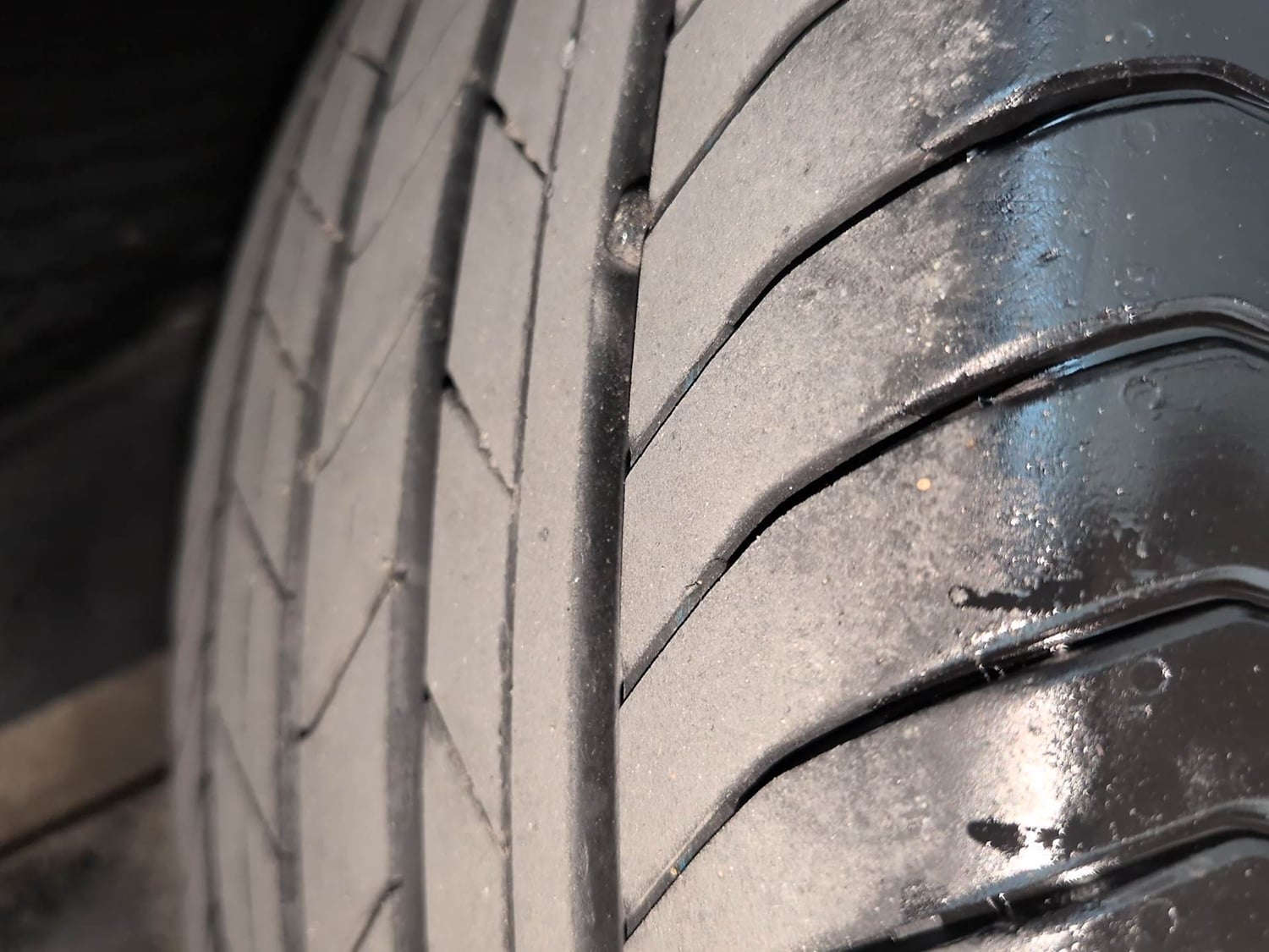 Used 2025 Skoda Kushaq Style 1.5L TSI MT Petrol Manual tyres LEFT REAR TYRE TREAD VIEW