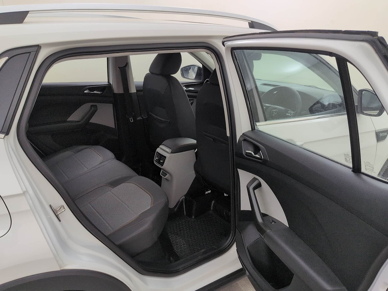 Used 2025 Skoda Kushaq Style 1.5L TSI MT Petrol Manual interior RIGHT SIDE REAR DOOR CABIN VIEW