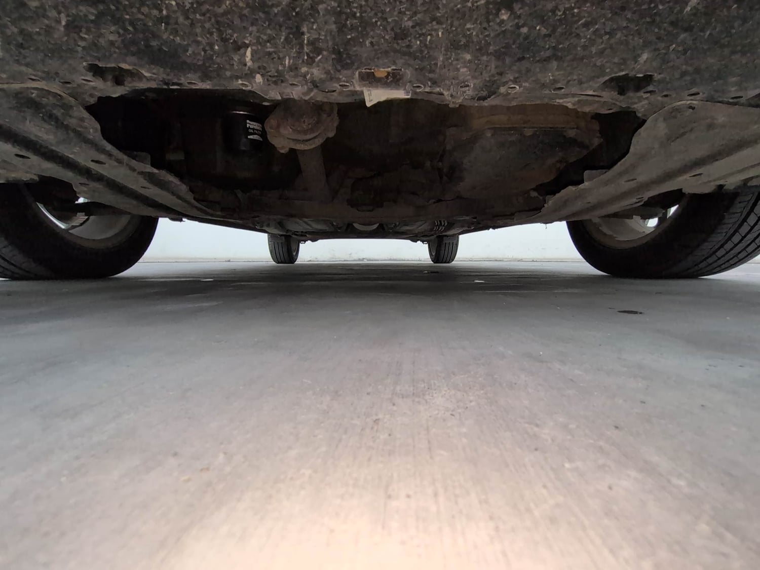 Used 2019 Maruti Suzuki Baleno Alpha Automatic Petrol Automatic extra FRONT LEFT UNDERBODY VIEW