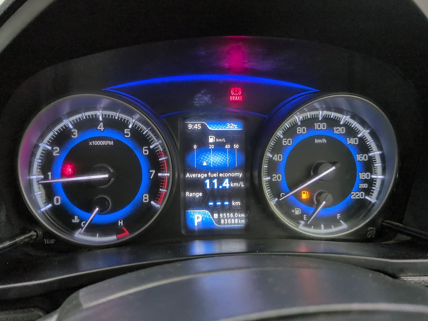 Used 2019 Maruti Suzuki Baleno Alpha Automatic Petrol Automatic interior CLUSTERMETER VIEW