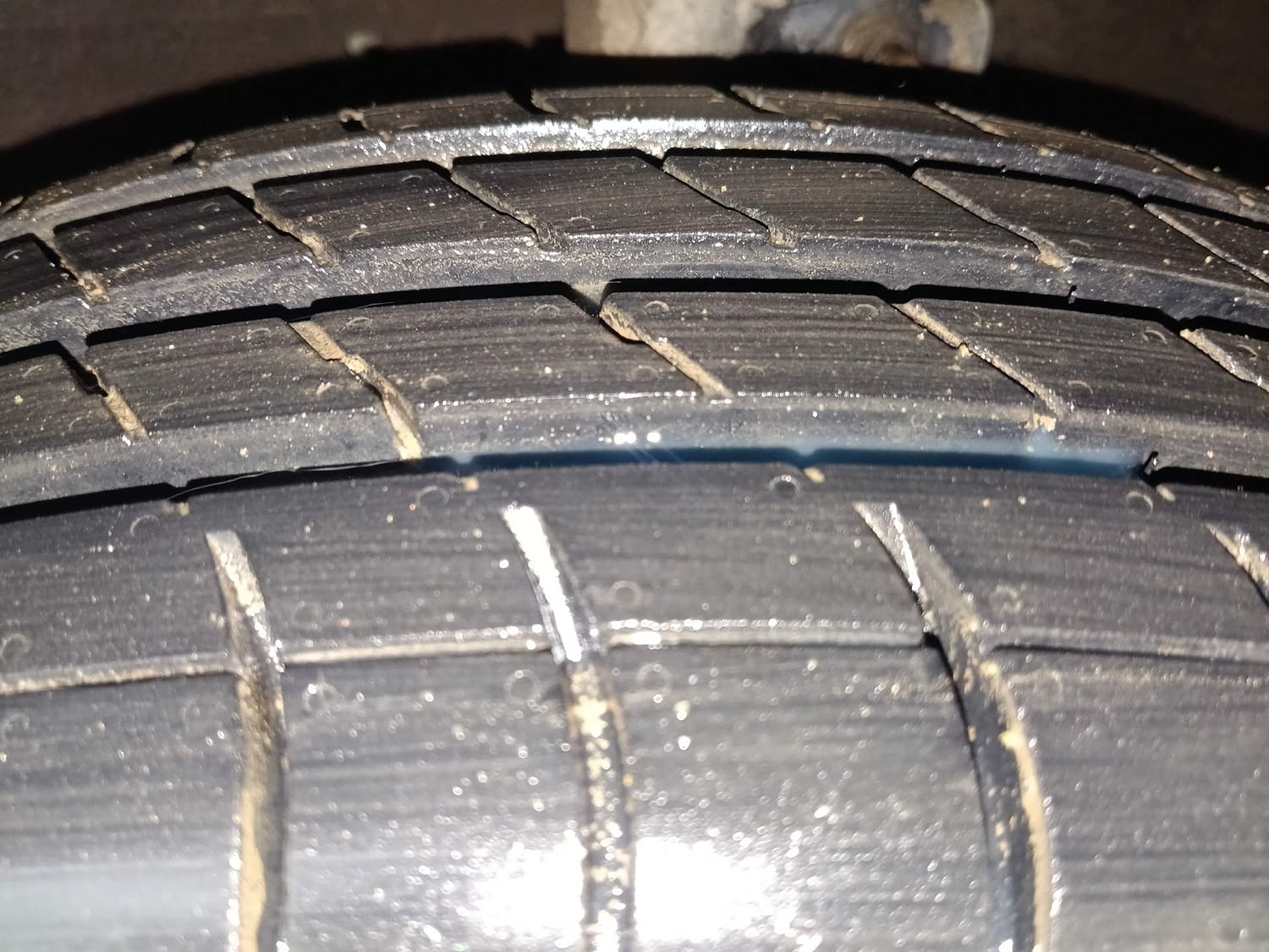 Used 2017 Maruti Suzuki Celerio VXi AMT Petrol Automatic tyres LEFT FRONT TYRE TREAD VIEW