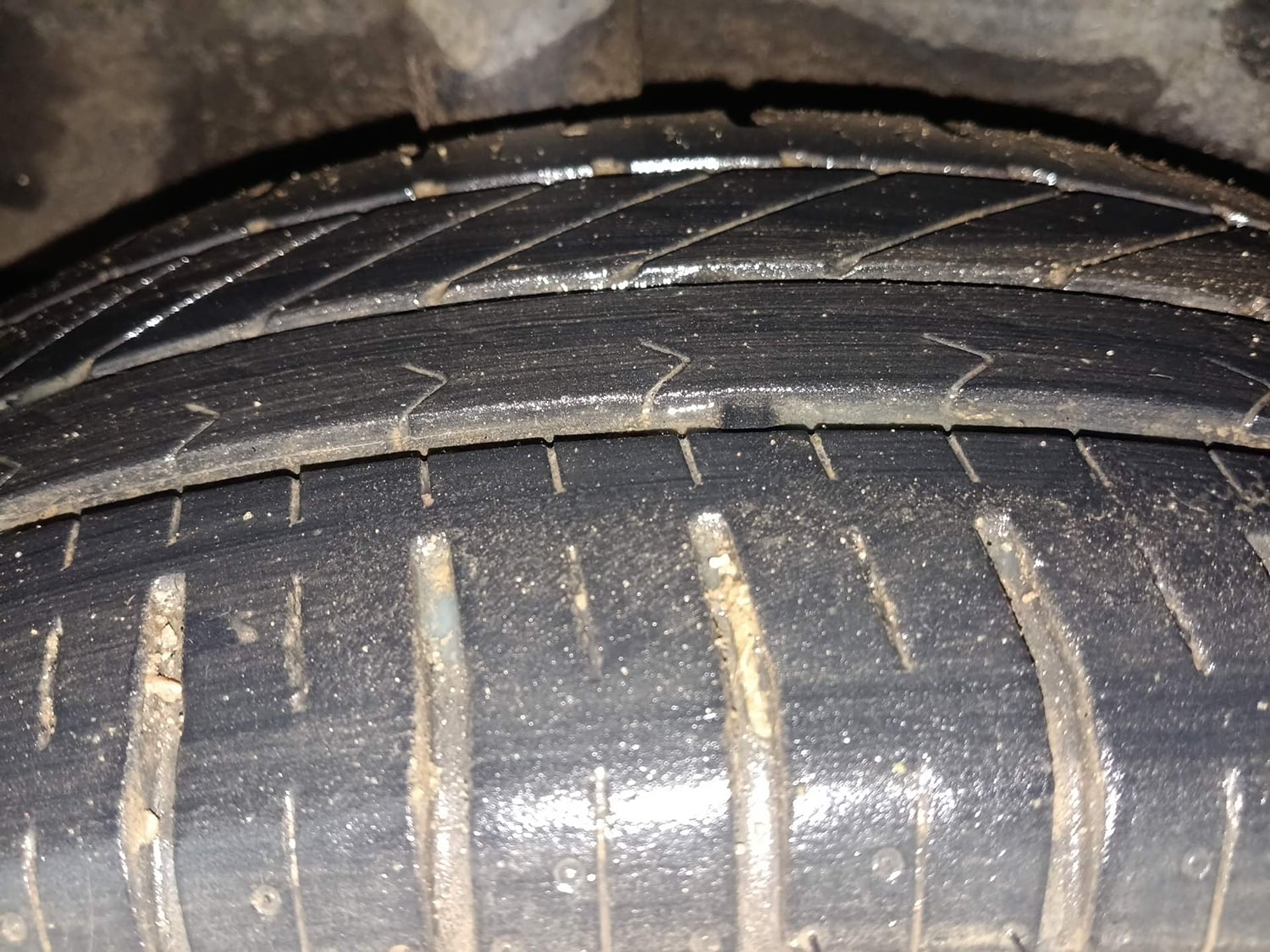 Used 2017 Maruti Suzuki Celerio VXi AMT Petrol Automatic tyres RIGHT REAR TYRE TREAD VIEW