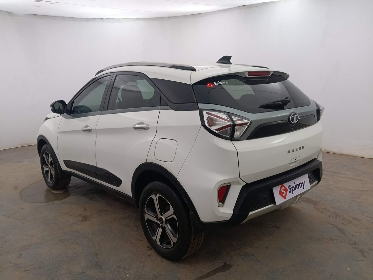 Used 2021 Tata Nexon XZA Plus (S) Petrol Automatic exterior LEFT REAR CORNER VIEW