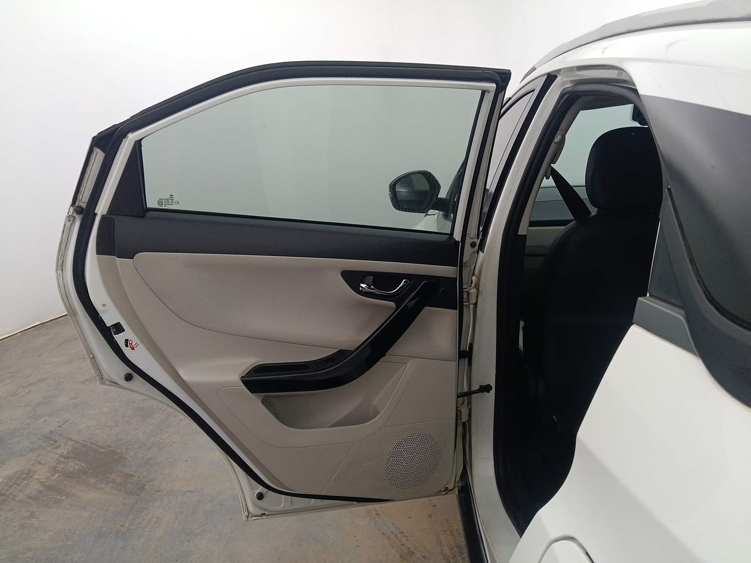 Used 2021 Tata Nexon XZA Plus (S) Petrol Automatic interior LEFT REAR DOOR OPEN VIEW