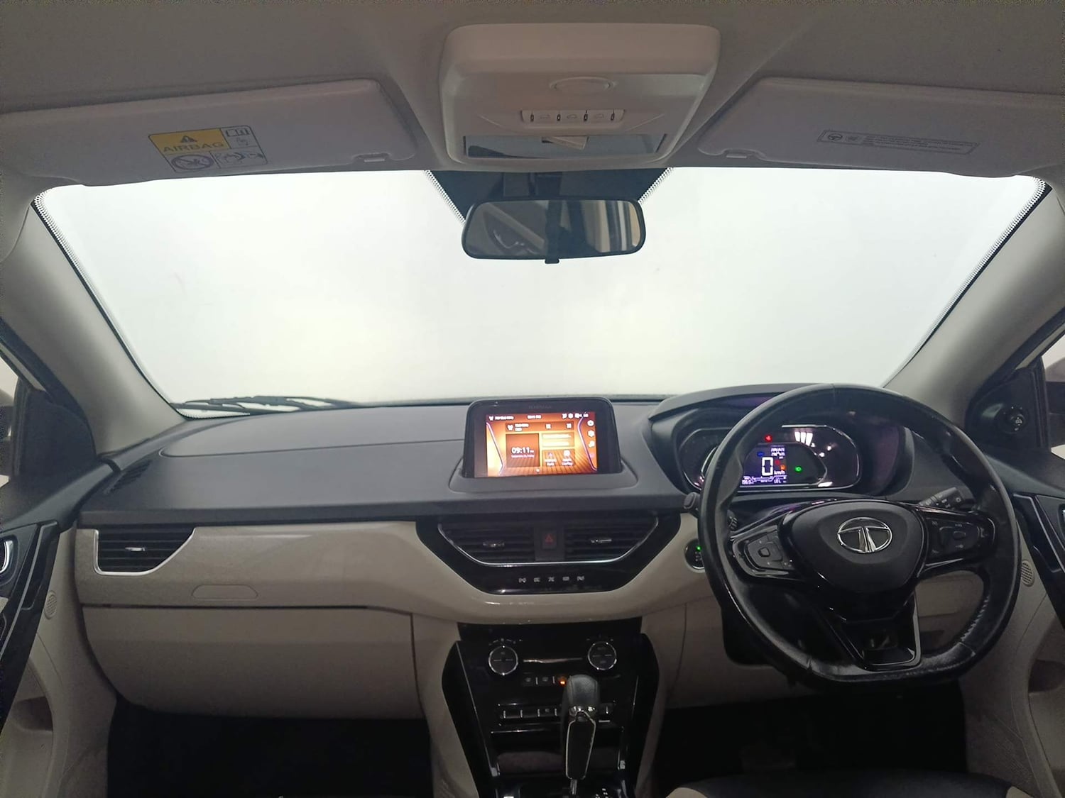 Used 2021 Tata Nexon XZA Plus (S) Petrol Automatic interior DASHBOARD VIEW