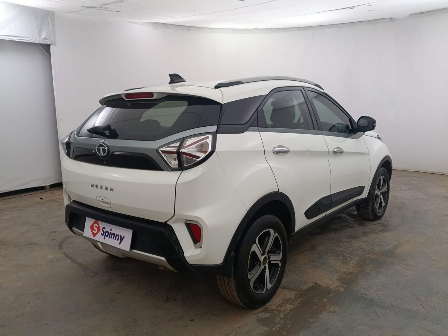 Used 2021 Tata Nexon XZA Plus (S) Petrol Automatic exterior RIGHT REAR CORNER VIEW