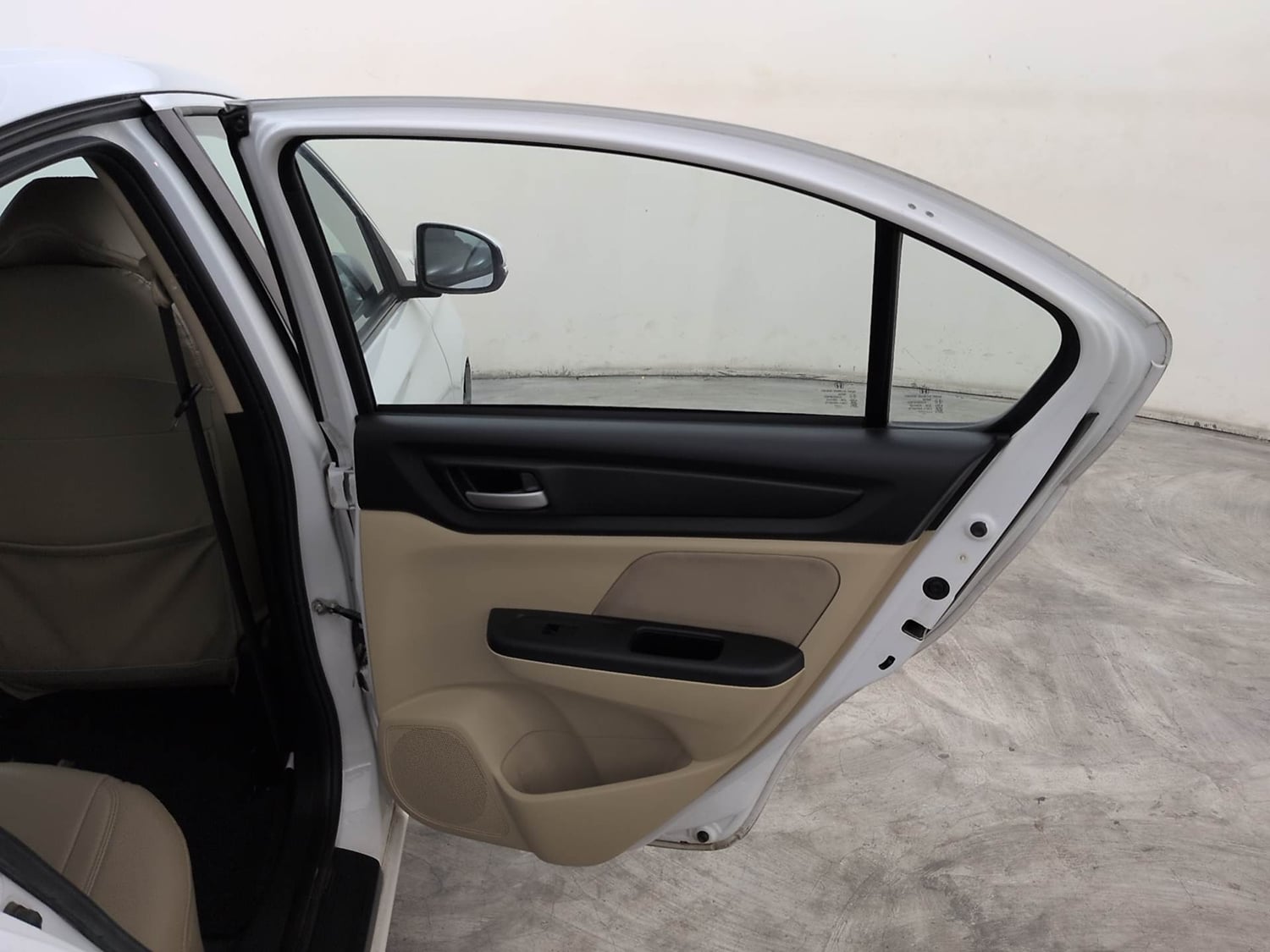 Used 2023 Honda Amaze VX 1.2 Petrol CVT Petrol Automatic interior RIGHT REAR DOOR OPEN VIEW