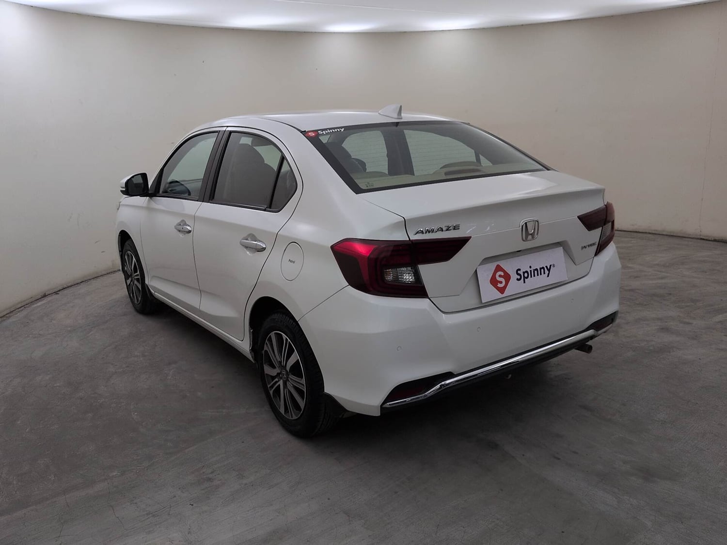 Used 2023 Honda Amaze VX 1.2 Petrol CVT Petrol Automatic exterior LEFT REAR CORNER VIEW