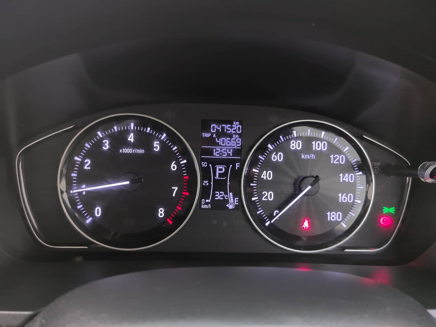 Used 2023 Honda Amaze VX 1.2 Petrol CVT Petrol Automatic interior CLUSTERMETER VIEW
