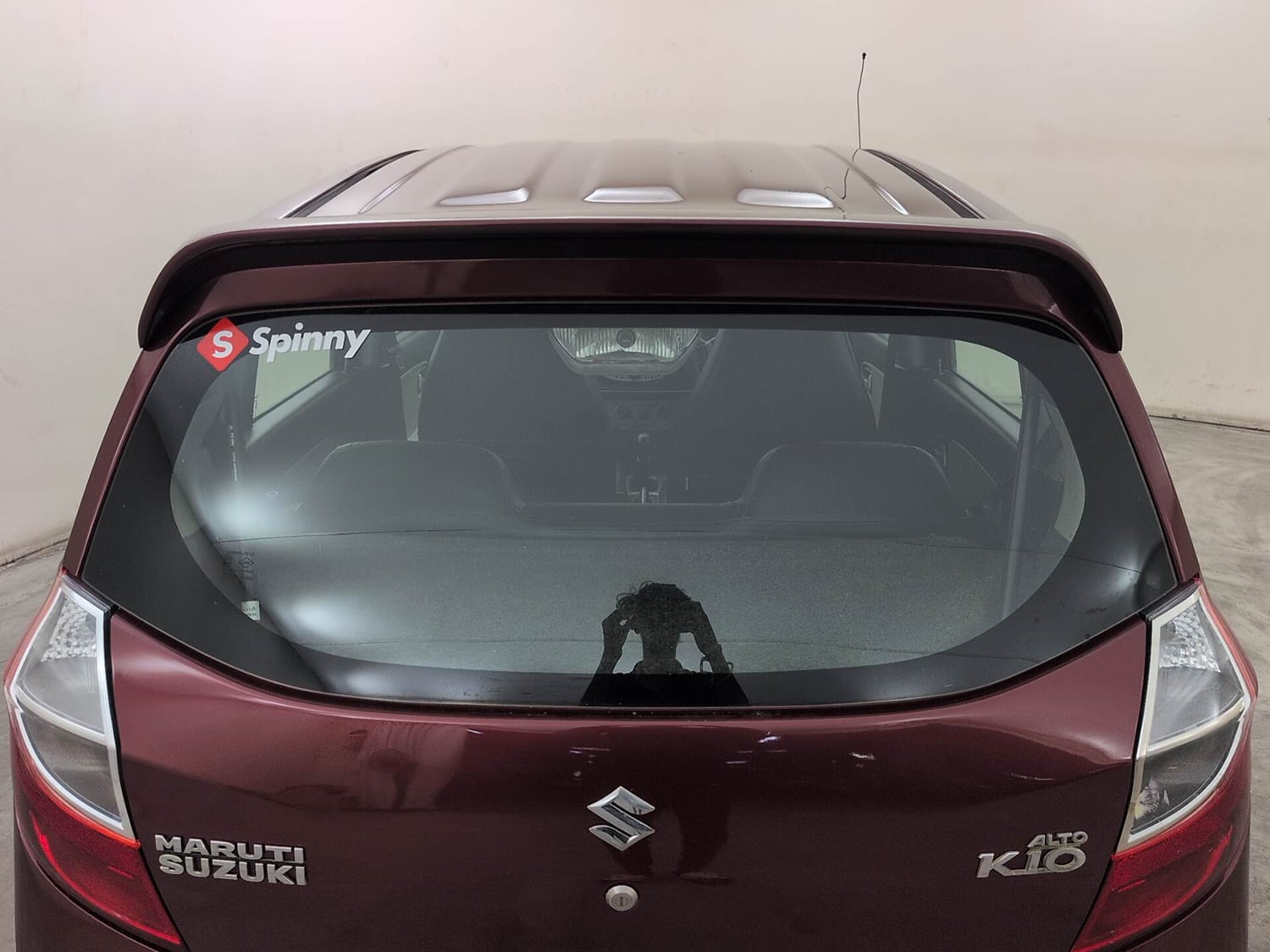 Used 2017 Maruti Suzuki Alto K10 VXi Petrol Manual exterior BACK WINDSHIELD VIEW