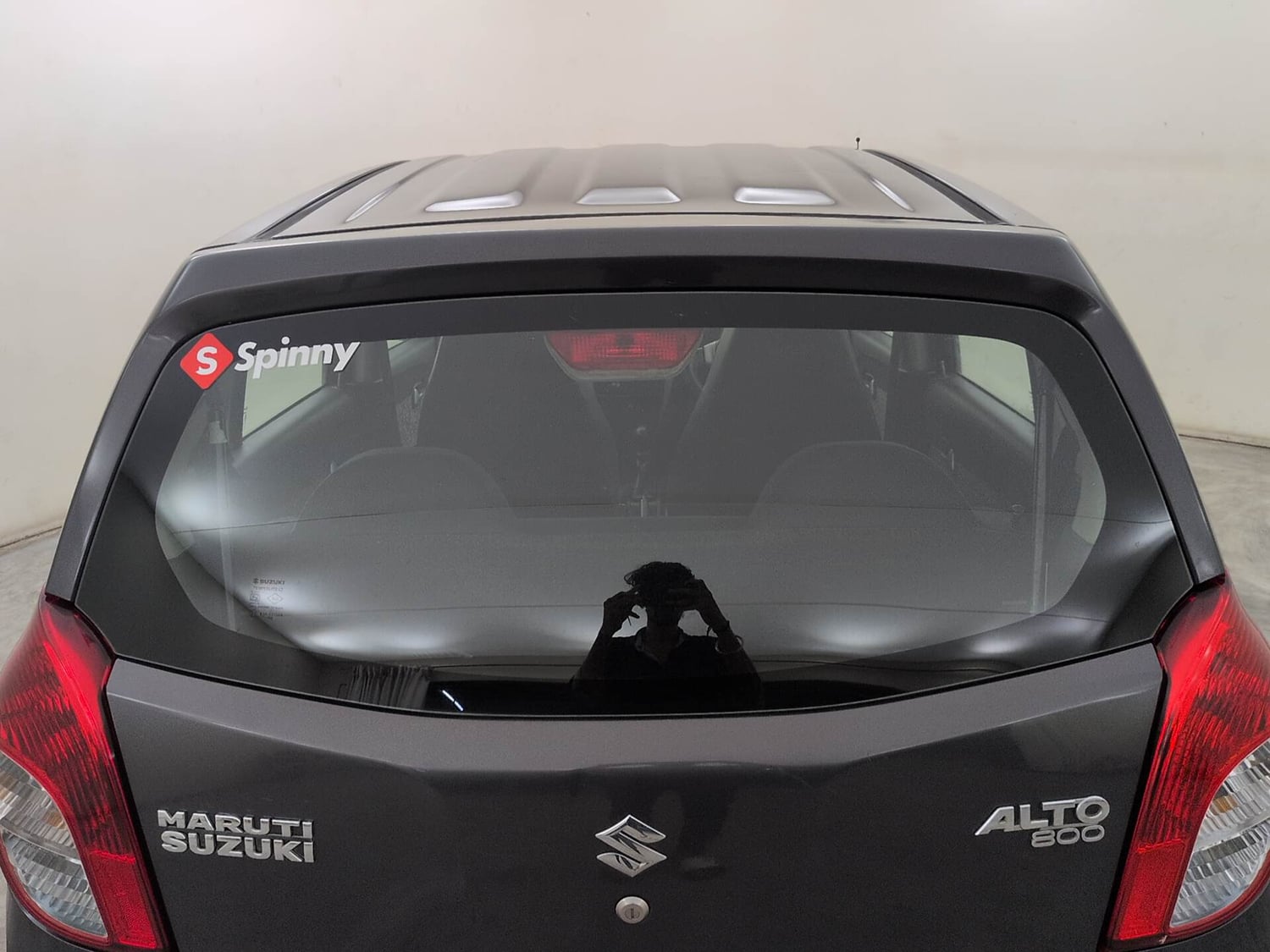 Used 2017 Maruti Suzuki Alto 800 LXi Petrol Manual exterior BACK WINDSHIELD VIEW