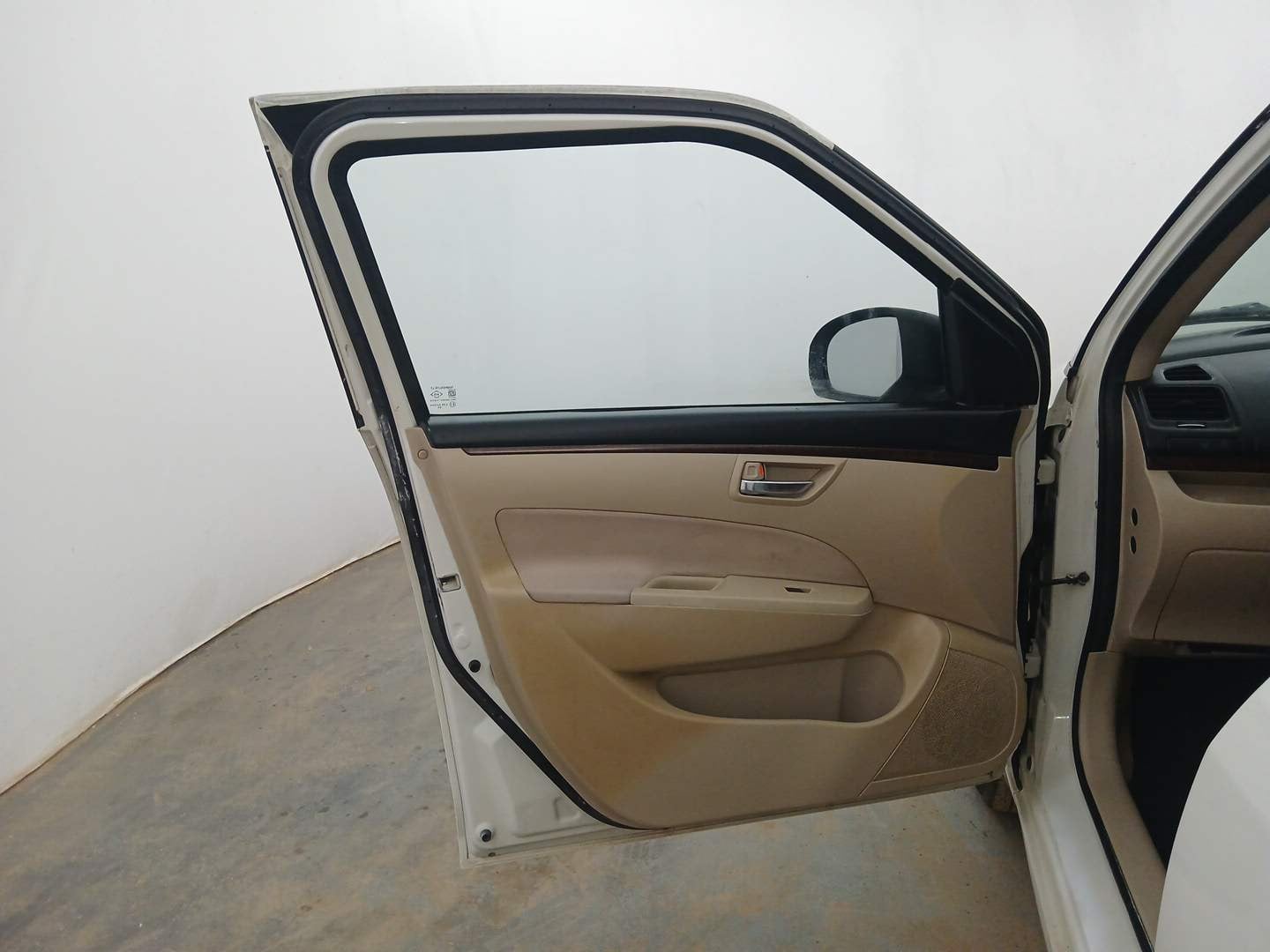 Used 2014 Maruti Suzuki Swift Dzire VXI Petrol Manual interior LEFT FRONT DOOR OPEN VIEW