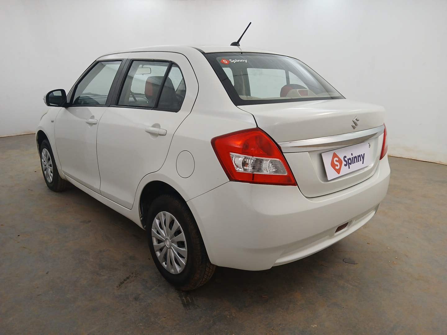 Used 2014 Maruti Suzuki Swift Dzire VXI Petrol Manual exterior LEFT REAR CORNER VIEW