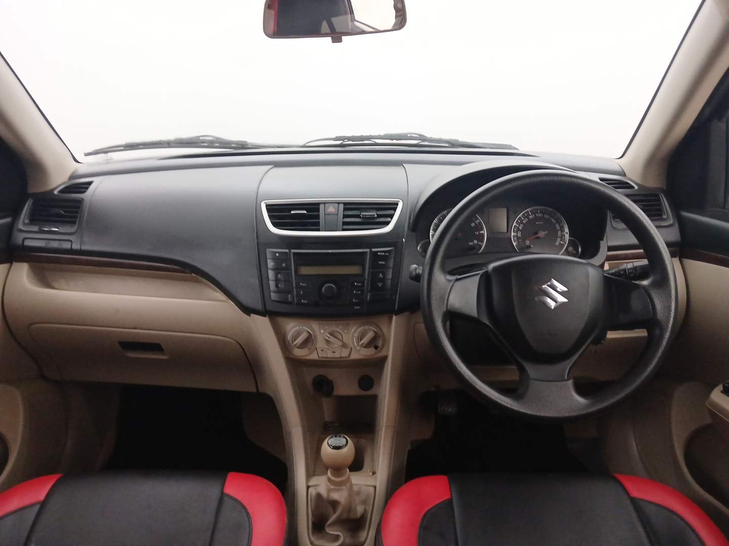 Used 2014 Maruti Suzuki Swift Dzire VXI Petrol Manual interior DASHBOARD VIEW