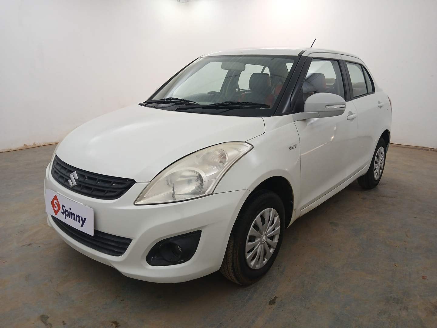 Used 2014 Maruti Suzuki Swift Dzire VXI Petrol Manual exterior LEFT FRONT CORNER VIEW