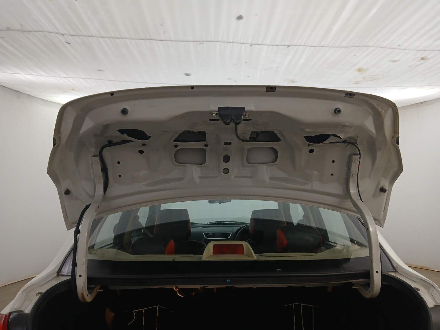 Used 2014 Maruti Suzuki Swift Dzire VXI Petrol Manual interior DICKY DOOR OPEN VIEW