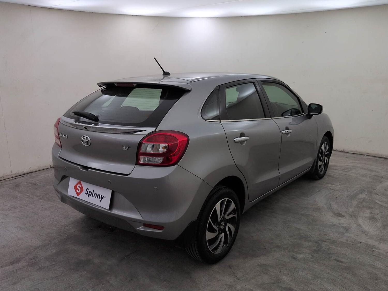Used 2019 Toyota Glanza V CVT Petrol Automatic exterior RIGHT REAR CORNER VIEW