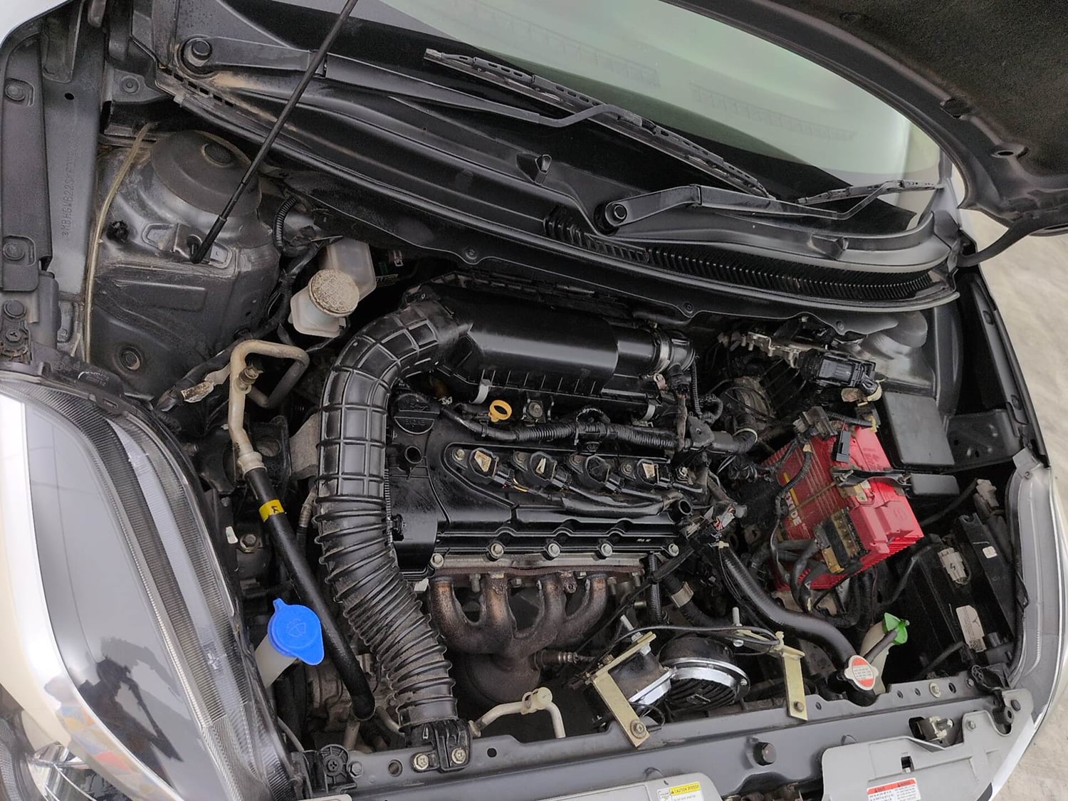 Used 2019 Toyota Glanza V CVT Petrol Automatic engine ENGINE RIGHT SIDE VIEW
