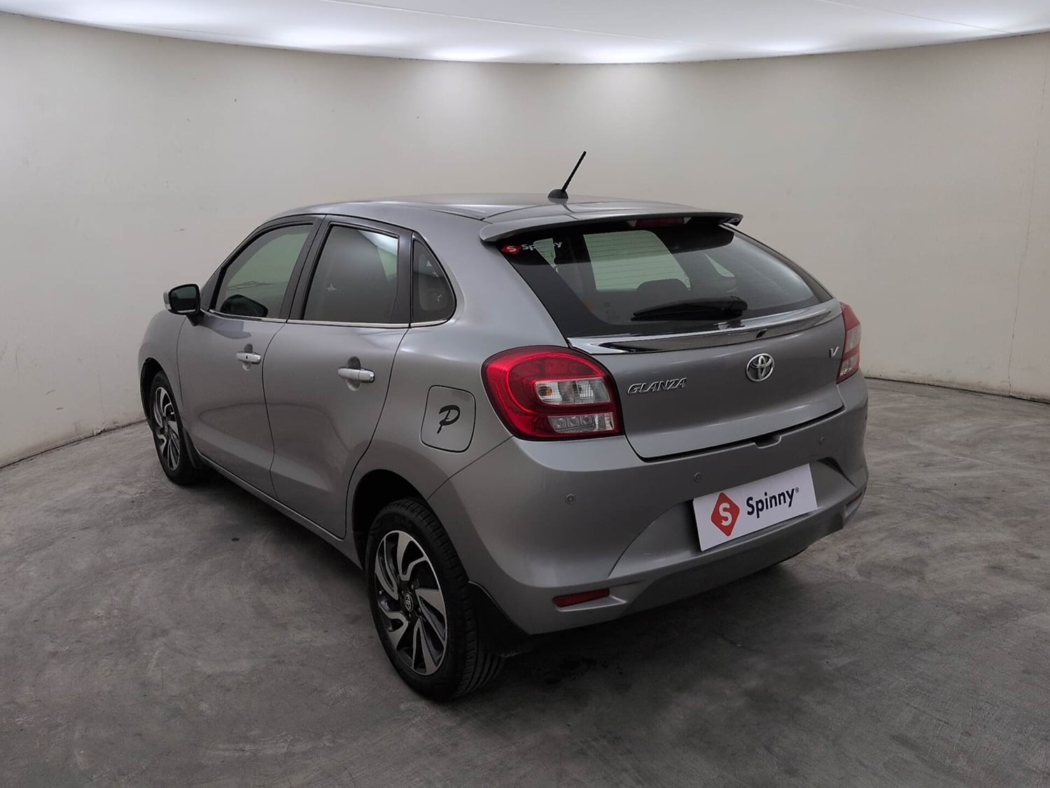 Used 2019 Toyota Glanza V CVT Petrol Automatic exterior LEFT REAR CORNER VIEW