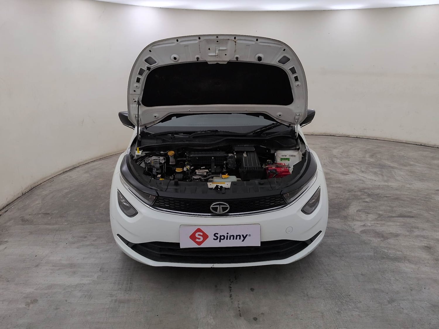 Used 2023 Tata Altroz XZ Plus Petrol Petrol Manual engine ENGINE & BONNET OPEN FRONT VIEW