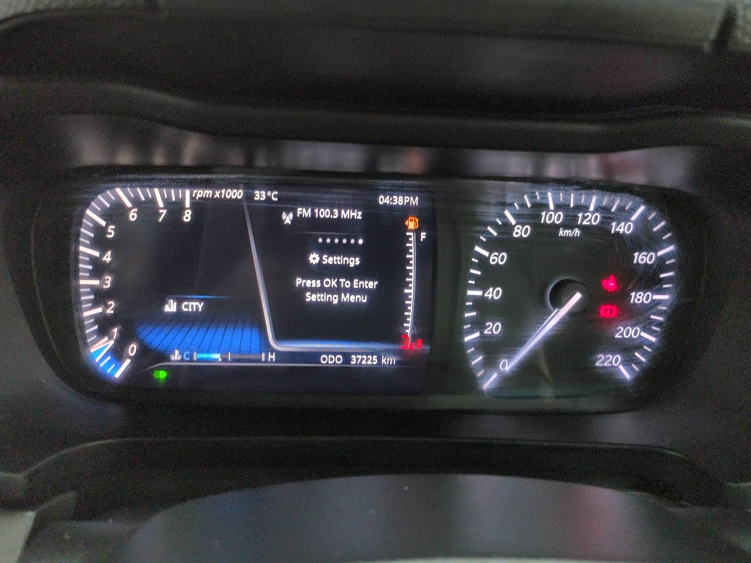 Used 2023 Tata Altroz XZ Plus Petrol Petrol Manual interior CLUSTERMETER VIEW
