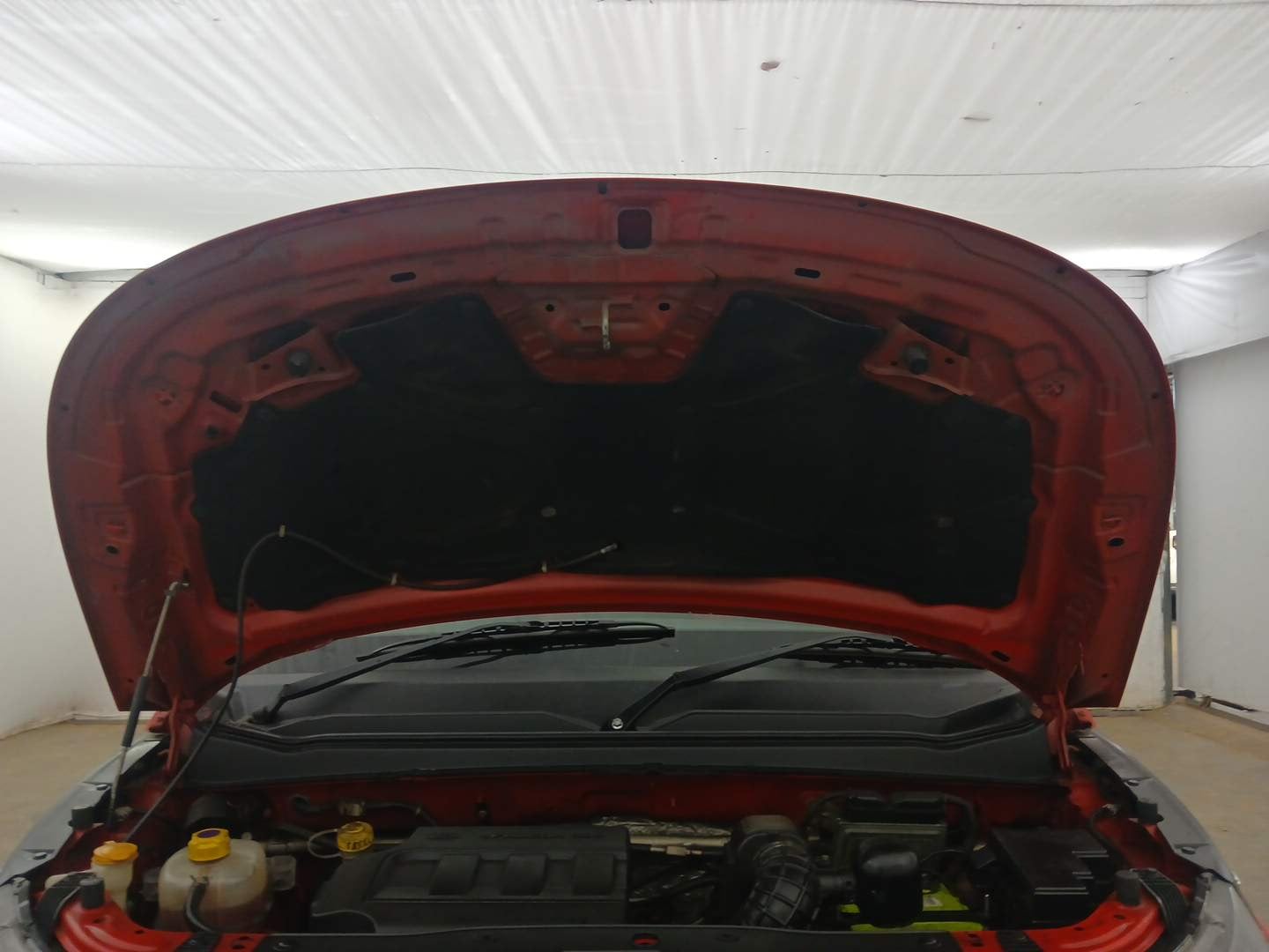 Used 2019 Mahindra KUV100 NXT K2 6 STR Petrol Manual engine ENGINE & BONNET OPEN FRONT VIEW